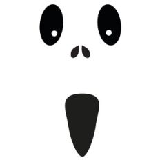 Screaming Halloween Face