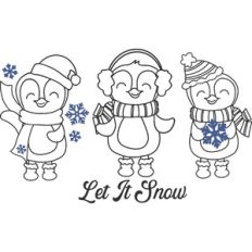 Let It Snow Penguins