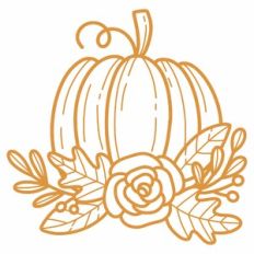 Pumpkin Floral Base