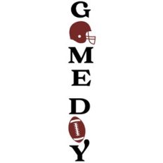 Game Day Vertical Sign