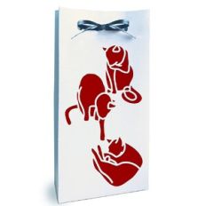 Cat Cutout Gift Bag