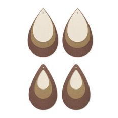 Teardrop Earring Template, Faux Leather Earrings