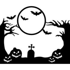 halloween scenery