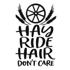 Hay Ride Hair don't care