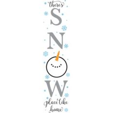 There's Snow Place Like Home Vertical Design