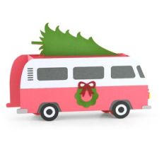 Box Card Van Christmas Tree