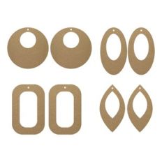 Teardrop Earring Template, Faux Leather Earrings