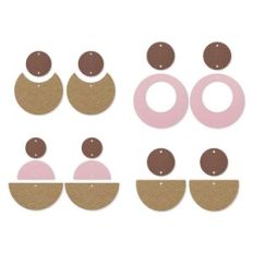Boho Bundle Earrings Template, Faux Leather Earrings