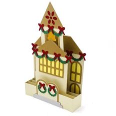 Christmas Church Box Card