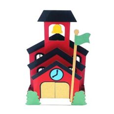 School House Box Card