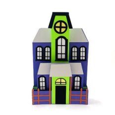Haunted House Box Card