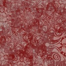 Shabby Christmas Red Snow Background Pattern