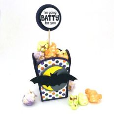Halloween Bat Popcorn Box
