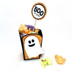 Halloween Ghost Popcorn Box