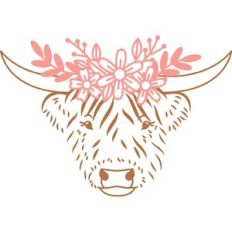 Highland Cow Flowers