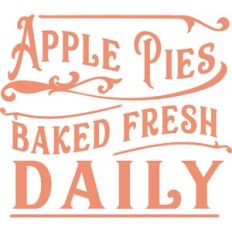Apple Pies Baked Fresh Daily