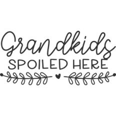 Grandkids Spoiled Here