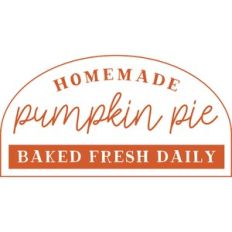 Homemade Pumpkin Pie Sign