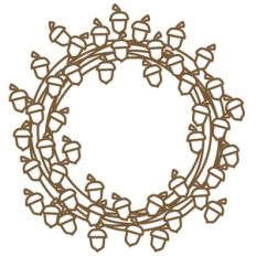 acorn wreath