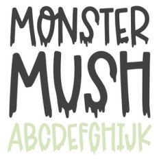 Monster Mush Halloween Drip Font