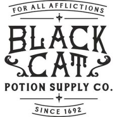 Black Cat Potion Supply Sign