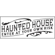 Haunted House Sign