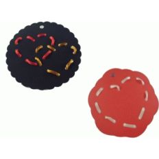 ribbon stitch heart tags
