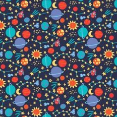Cute Space Printable Background