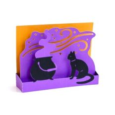 Cauldron Cat Box Card
