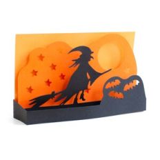 Flying Witch Box Card