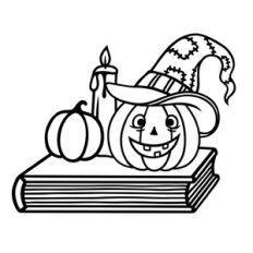 Magic books and pumpkin