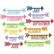 arrow words - months