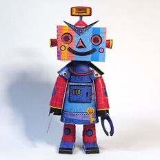 blue robot