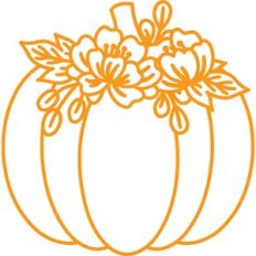 Floral Pumpkin