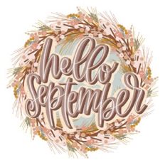 Hello September Wreath