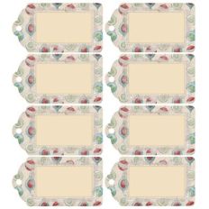 Shabby Christmas Baubles Gift Tags Print and Cut