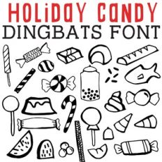 CG Holiday Candy Dingbats