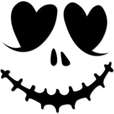 Skeleton Smiley Love Face