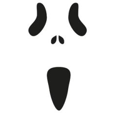 Screaming Halloween Face