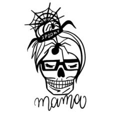 Spooky Mama Halloween Mom Design