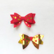 Bow cut with peas
