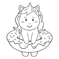 Unicorn with Donut