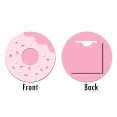 doughnut flat card with back pocket