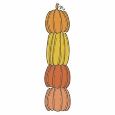Stacked Pumpkins