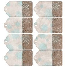 It's Christmas Brown Gift Tags Print and Cut