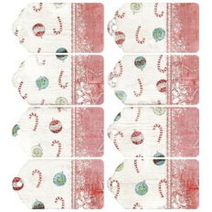 It's Christmas Pink Gift Tags Print and Cut