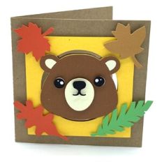 bear and leaves card