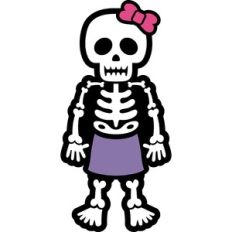 halloween skeleton girl