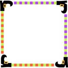 witch boots square frame
