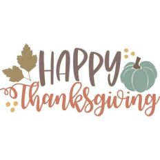 Happy Thanksgiving - Fall Design